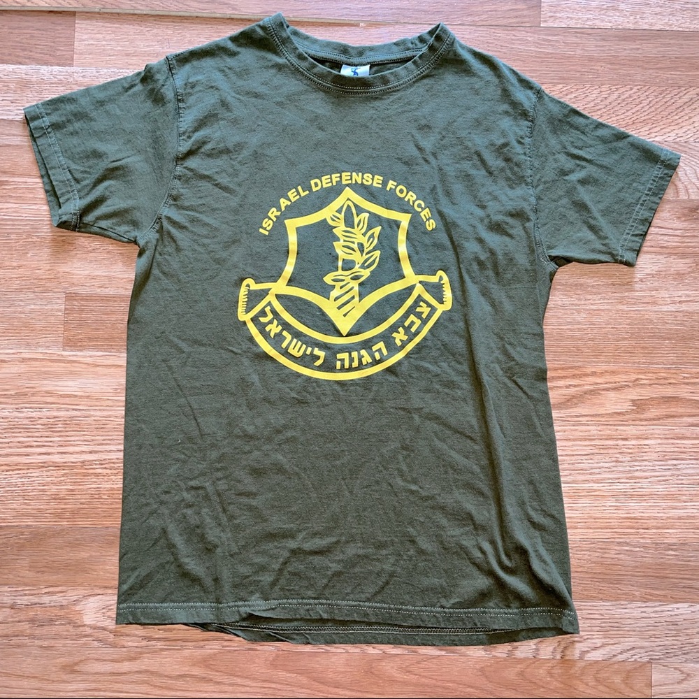 Khaki Green Israeli Army tee